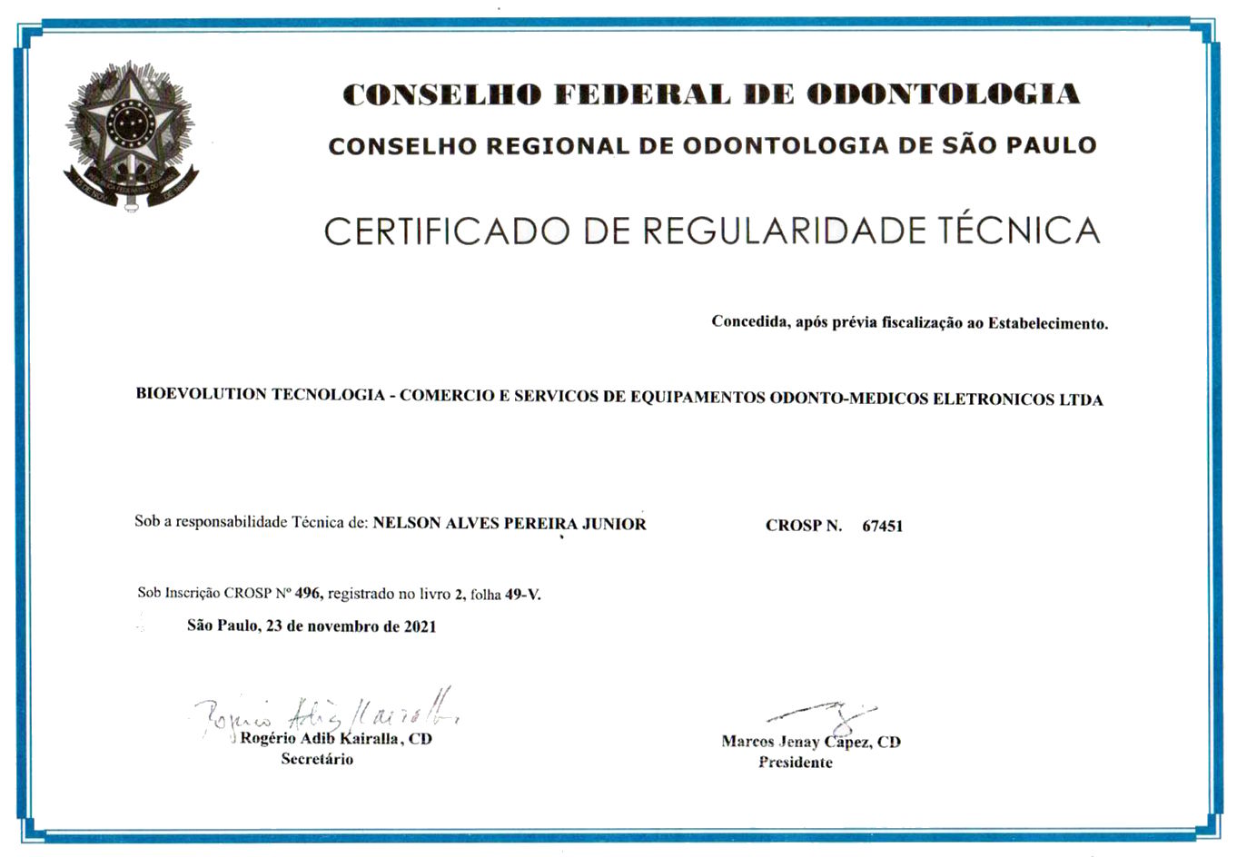 Registro institucional 10